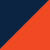 Navy & Orange
