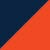Navy & Orange