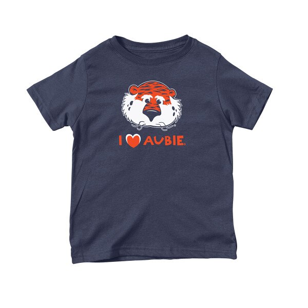 navy I love Aubie t-shirt
