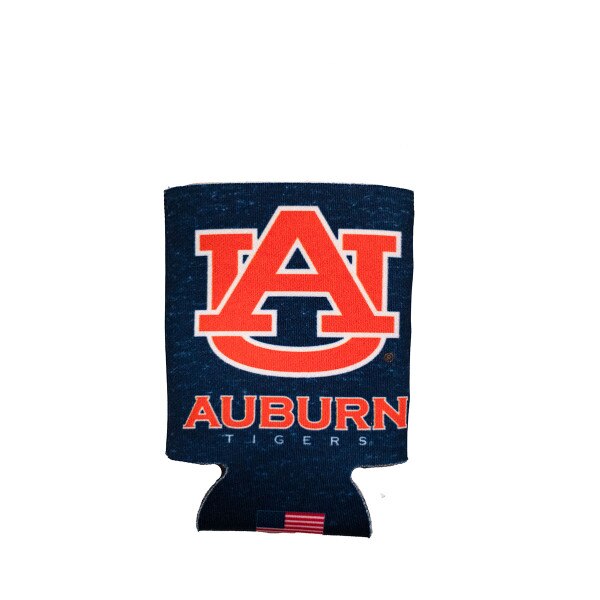 AU dual sided coozie navy heather