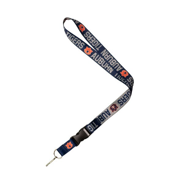 navy and gray auburn tiger keychain