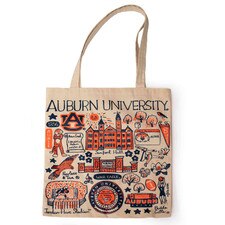 AU collage tote bag