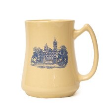 Samford Hall ivory mug