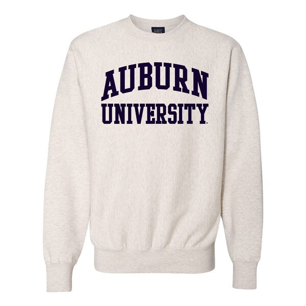 oatmeal Auburn University crewneck
