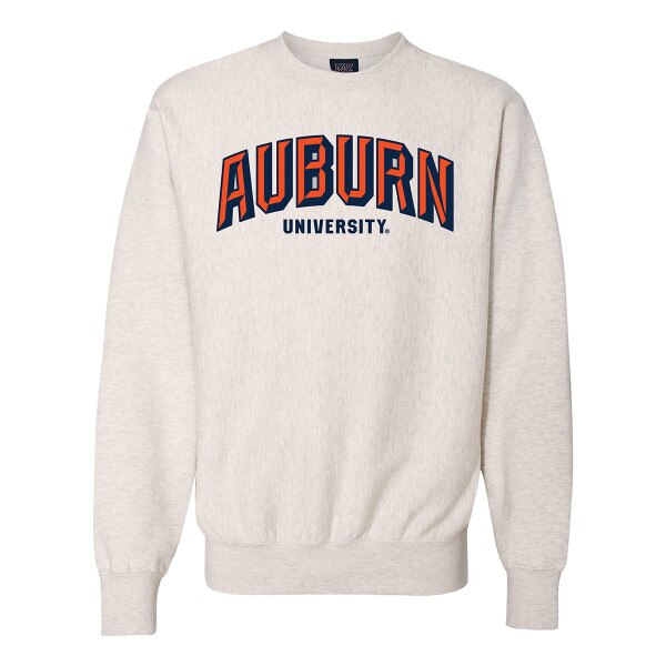 Auburn shadow oatmeal sweatshirt