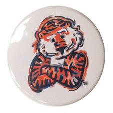 watercolor Aubie button