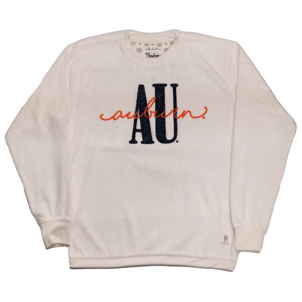 AU Auburn women's ribbed crewneck