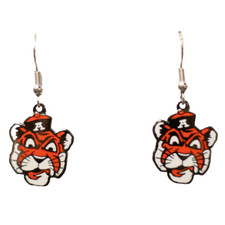 Auburn Beanie Tiger post earrings