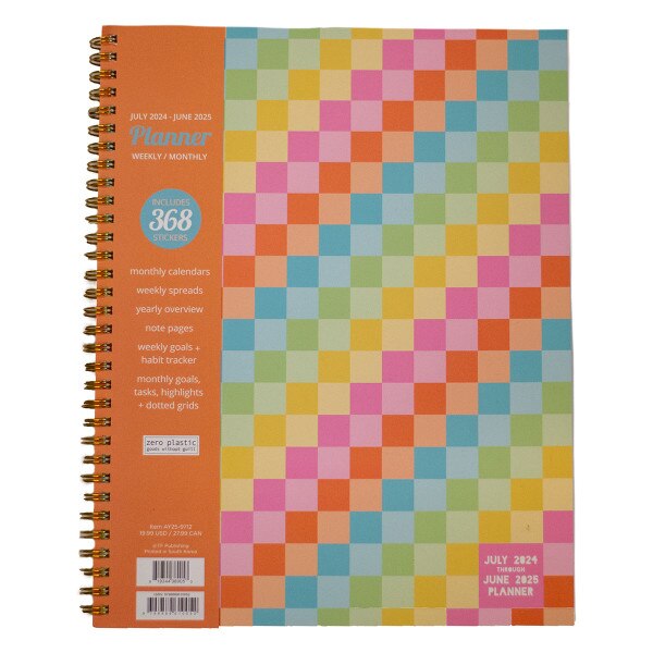 checkered 2024-2025 planner
