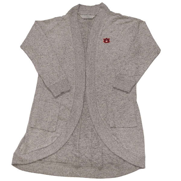 women's gray cardigan