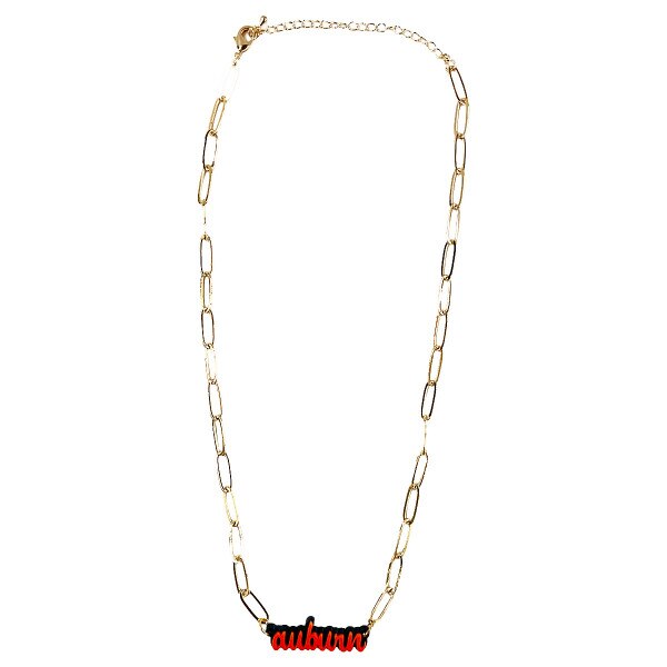 Auburn gold necklace chain