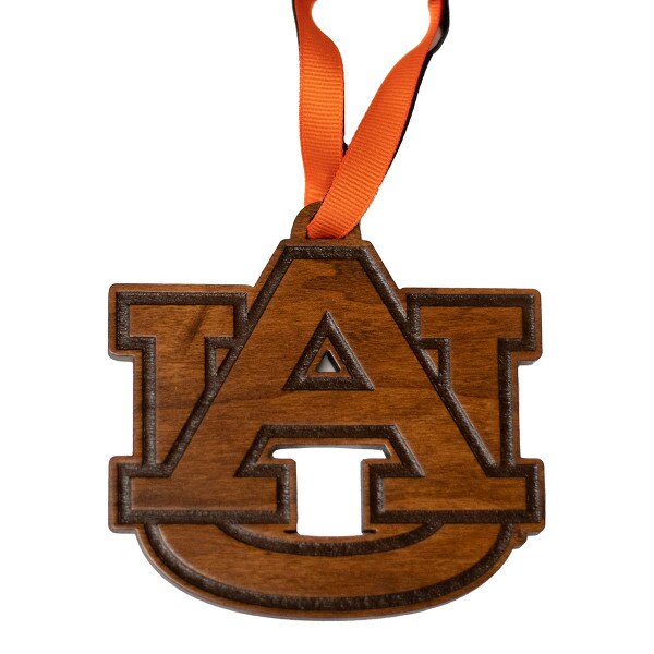 wooden AU die-cut ornament