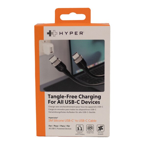 HyperJuice 1 Meter USB-C to USB-C C
