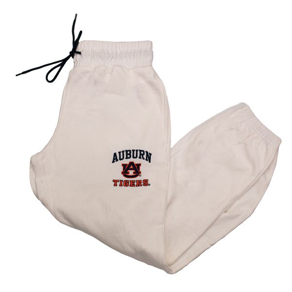 Women's embroidered jogger white