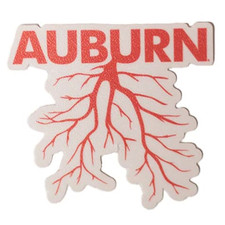 3 inch auburn roots decal