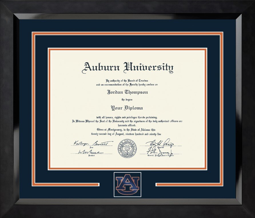 Spirit Diploma Frame Medallion Seal - Drop Ship | Auburn