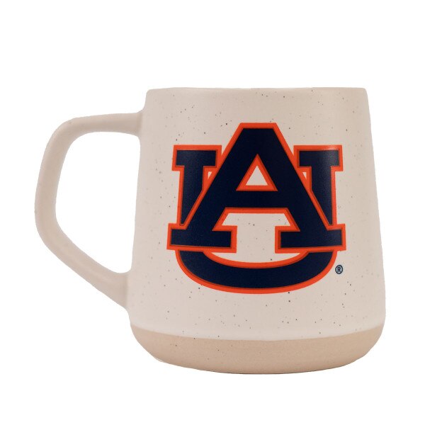 AU interlock off-white ceramic mug