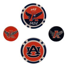 4 pack of retro Auburn ball markers