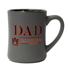 grey Auburn dad mug