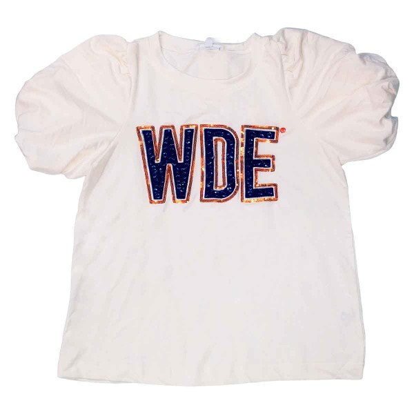 Wde Mary Square WDE Boutique Top | Auburn University Bookstore