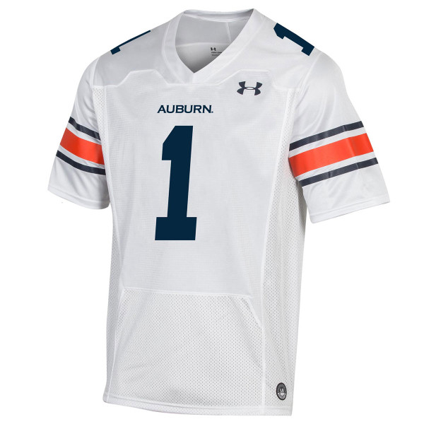 white Auburn jersey