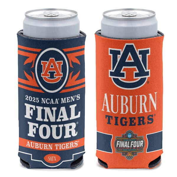 Auburn Final Four Slim Coozies